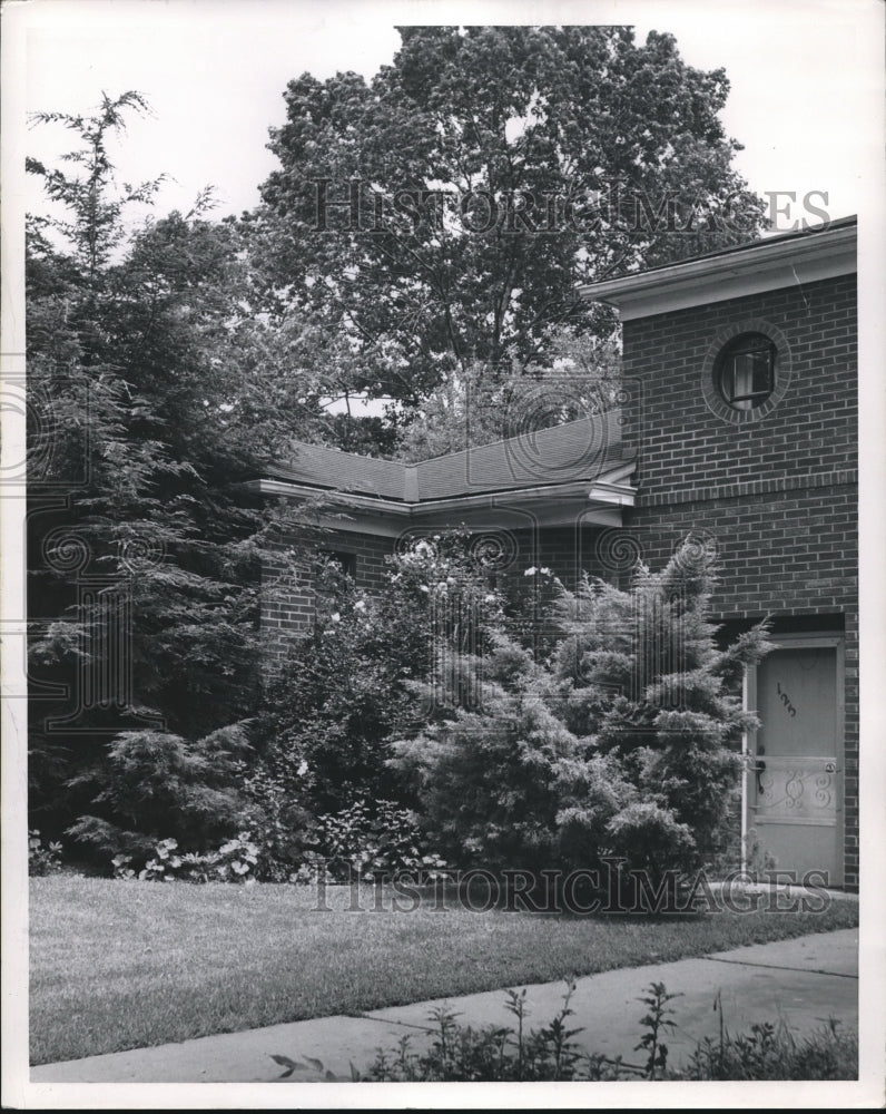 1958 Press Photo Home - nec33801