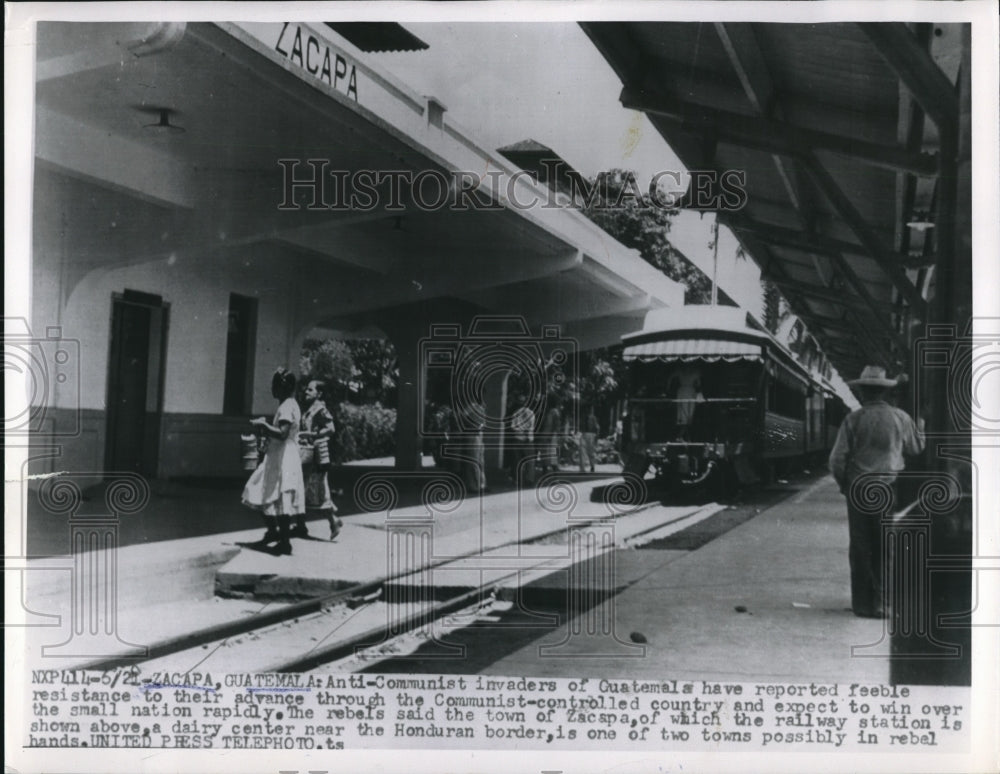 1954 Press Photo Anti-Communist Invaders of Guatemala in Zacapa- Historic Images