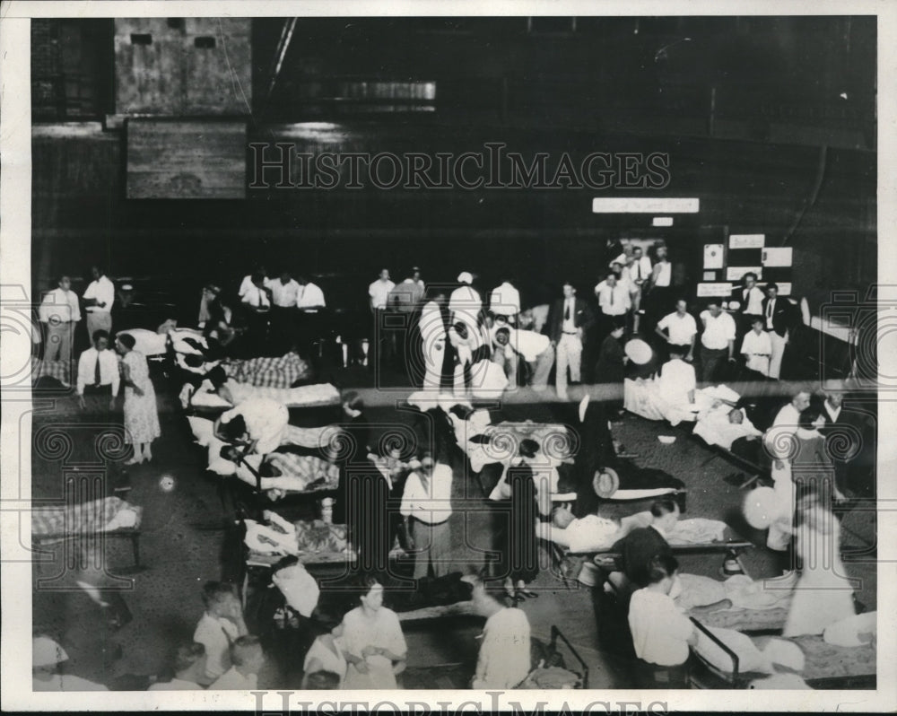 1932 Press Photo Communist Party State Convention over 300 people to hospital- Historic Images