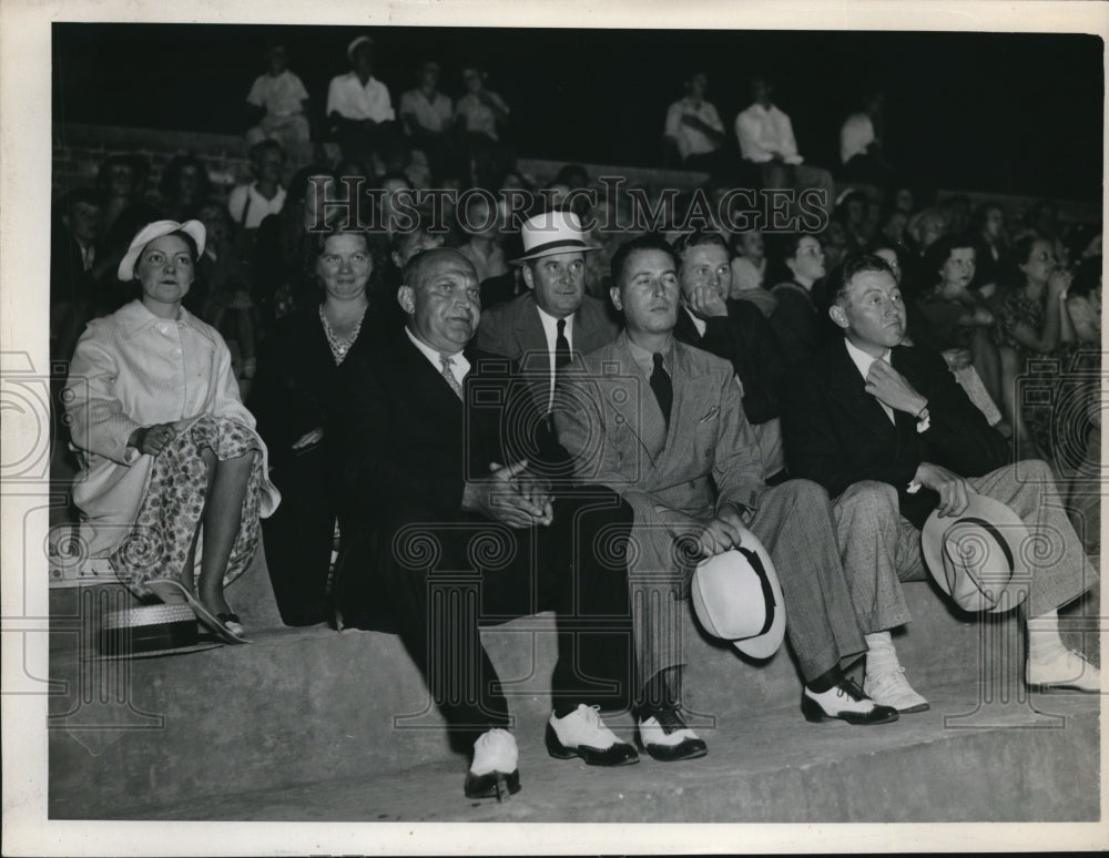 1937 Press Photo Garry Burczyk, Roland E. Reichert, and Edward E. Buckow- Historic Images