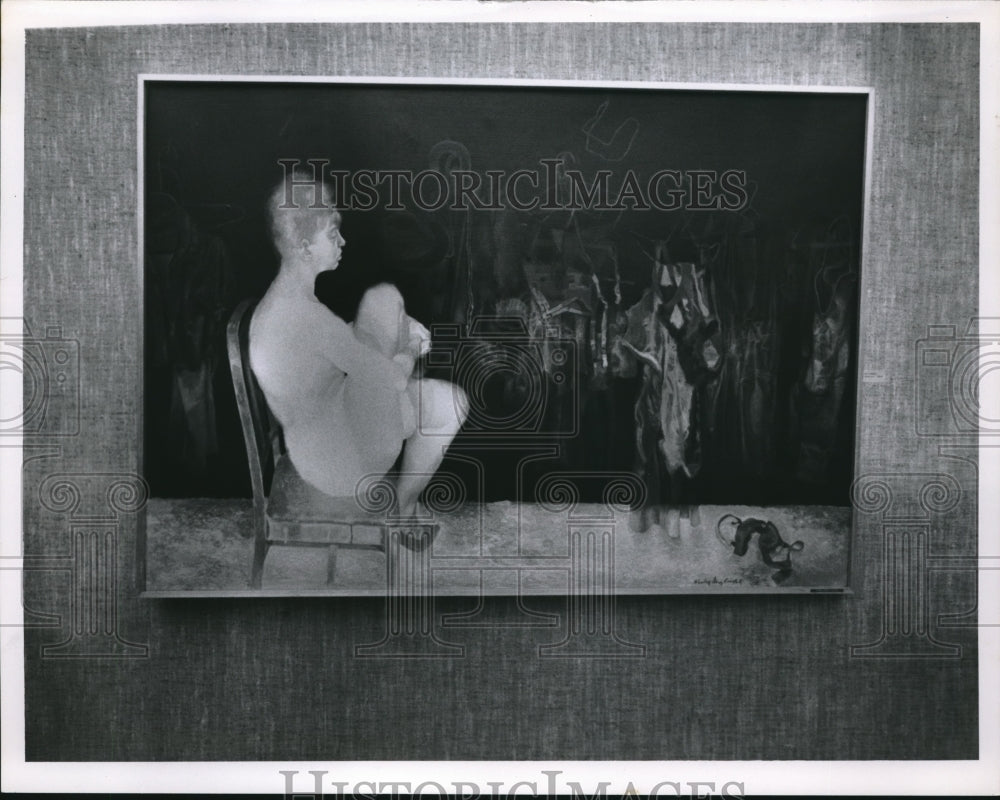 Press Photo Painting On Display At May Show