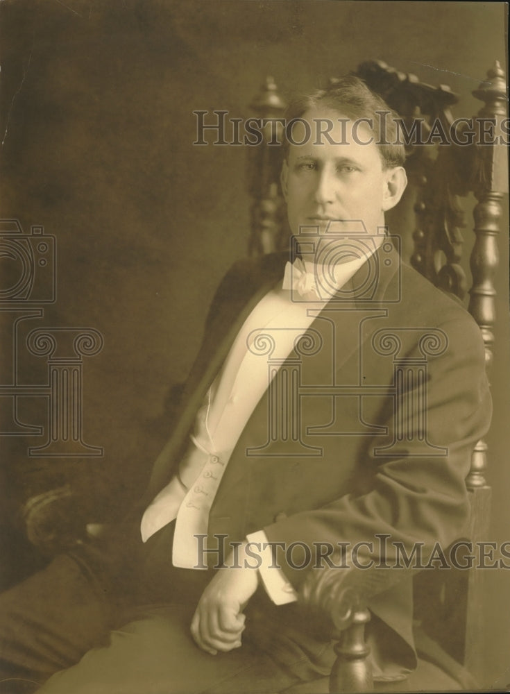 1920 Press Photo Edwin Vaite McIntyre, SE's organist