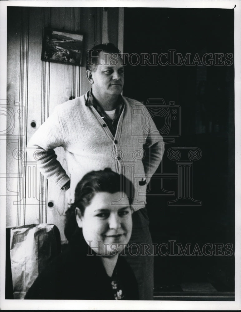 1964 Press Photo Gloyd Richard & wife South Bend Indiana