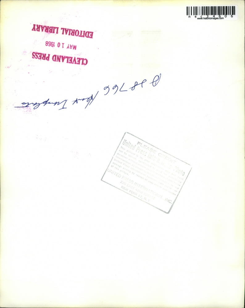 1968 Press Photo Margie Nicks, Wife of Heart Donor Clarence Nicks