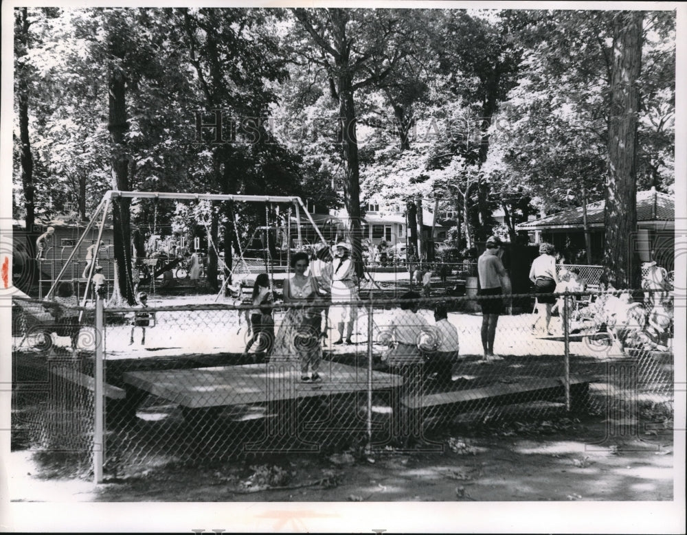 1953 Press Photo Lakeside NEO meth conference playground- Historic Images