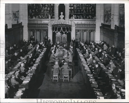 1942 Press Photo Air training conference in Ottawa Canada. United Nations.- Historic Images