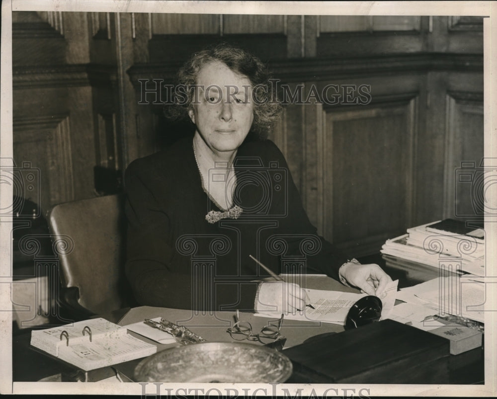 1941 Press Photo Constance Warren, pres. of Sarah Lawrence College- Historic Images