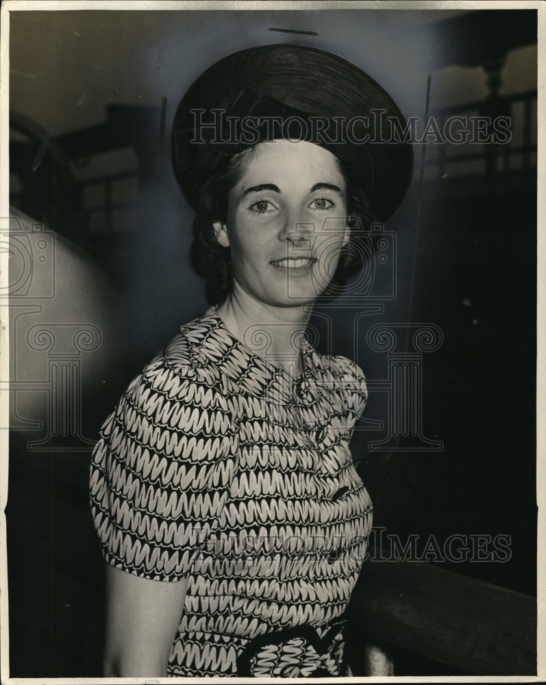 1938 Press Photo Kay Stammers, Tennis Star Player