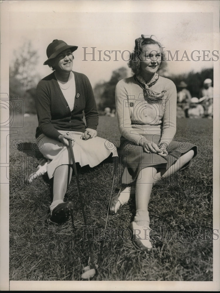 1936 Press Photo Womans National Golf Tournament MIss Ada Mackenzie