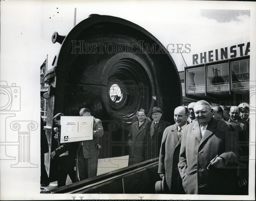 1962 Press Photo West German Economic Minister Ludwig Erhard- Historic Images