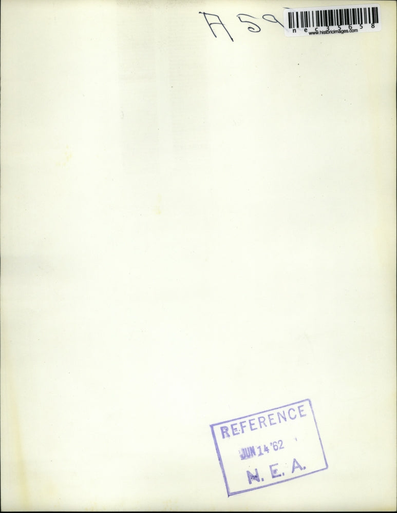 1962 Press Photo James Murrel and Erik Goodhill with "shadow" the schools mascot