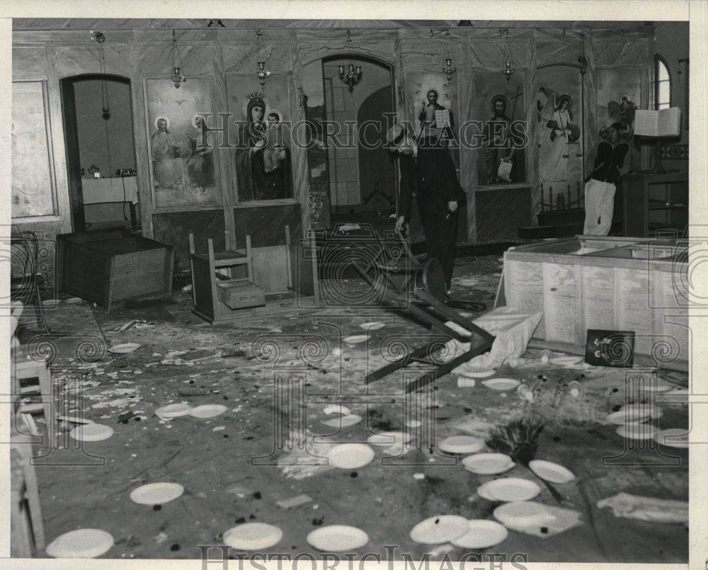 1937 Press Photo Phoenix Hellenic Orthodox Church Deputy Sheriff EW Roach