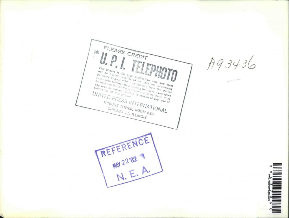 1962 Press Photo Maj. Arch E. Roberts dismissed from active duty. Washington