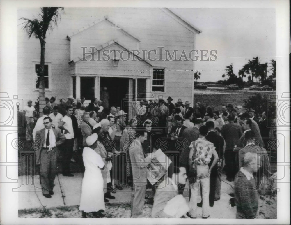 1949 Press Photo St Joseph Roman Catholic Church at Stuart Florida- Historic Images