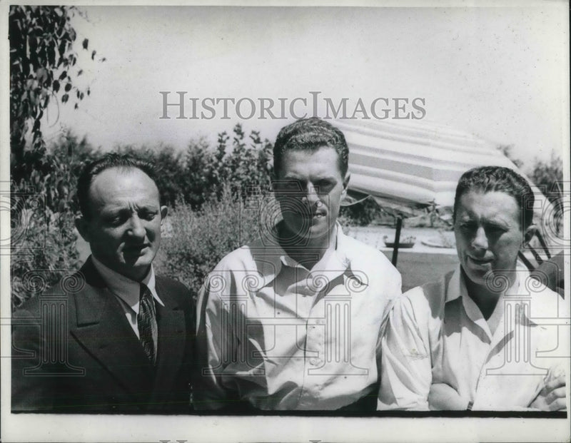 Load image into Gallery viewer, 1937 Press Photo Gregory Gokhman, Andrie Yumasheff, Sergei Danilin
