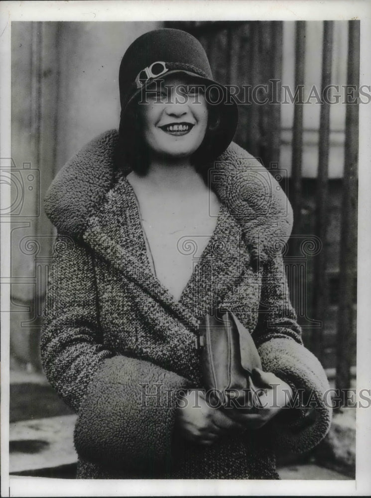 1932 Press Photo Miss Rose Ellis, witness at Rev H Davidson trial in England