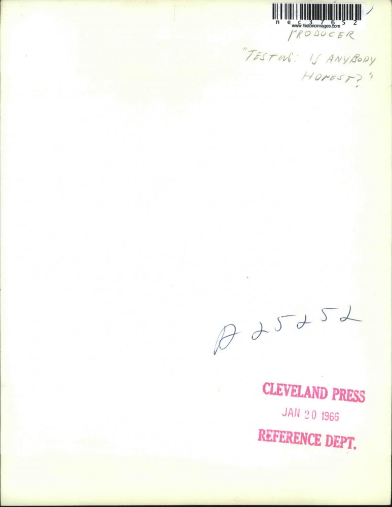 1966 Press Photo Producer - nec37652