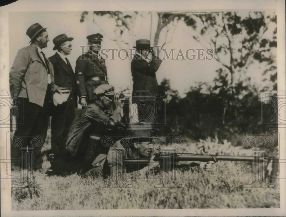 1922 Press Photo Smith shooting for the Kings prize in Australia - nec38437