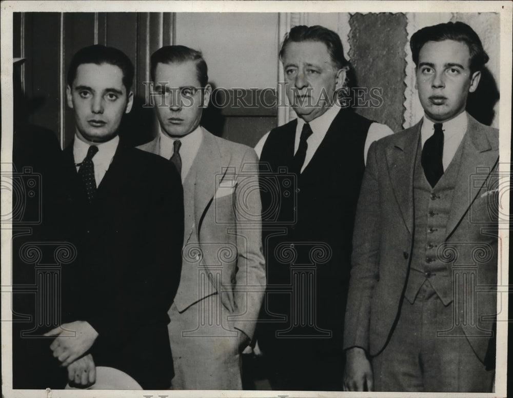 1931 Press Photo Edward Roehl Confesses To Murder Of E.Russell Thompson