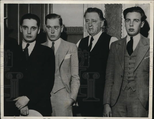 1931 Press Photo Edward Roehl Confesses To Murder Of E.Russell Thompson