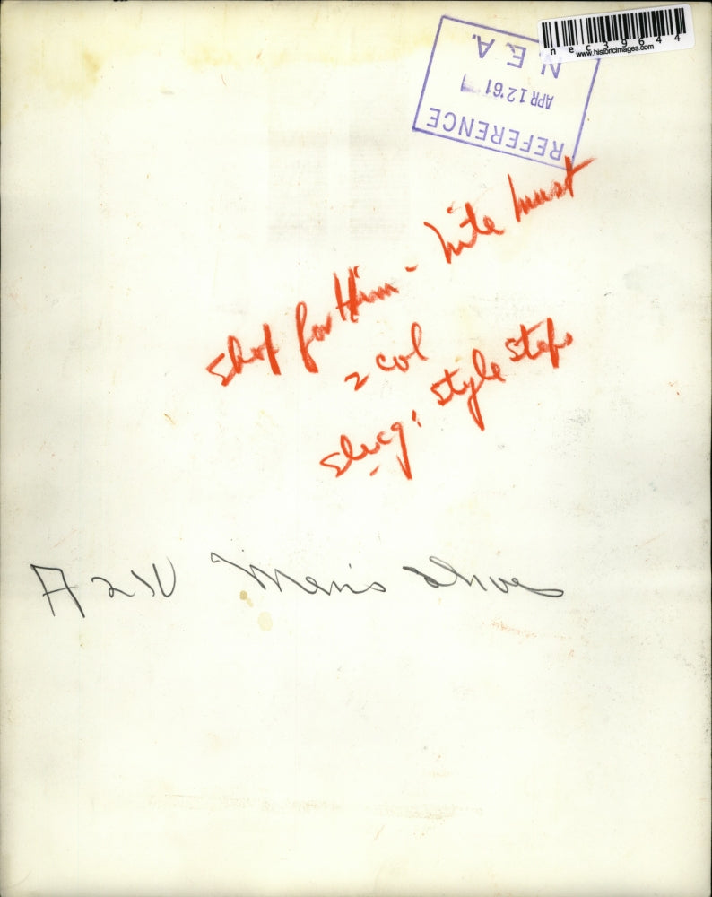 1961 Press Photo Mens Shoes - nec39644