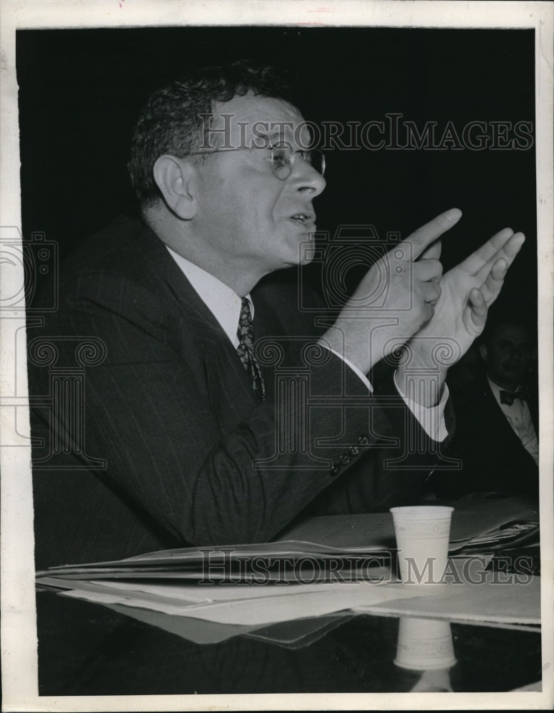 1941 Press Photo Assoc Director Office Of Production Management Sidney Hillman- Historic Images