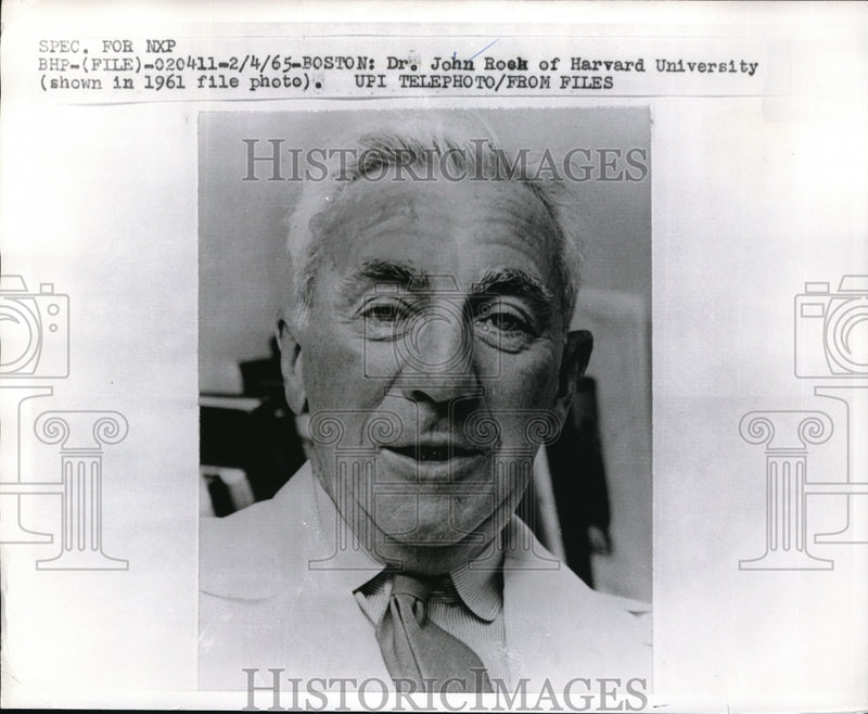 Load image into Gallery viewer, 1970 Press Photo Dr. John Rock of Harvard University
