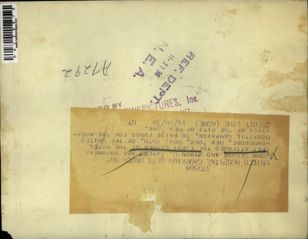 1936 Press Photo - nec39979