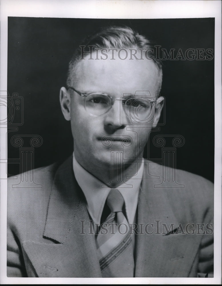 1955 Press Photo Dr. Homer E. Newell Jr.