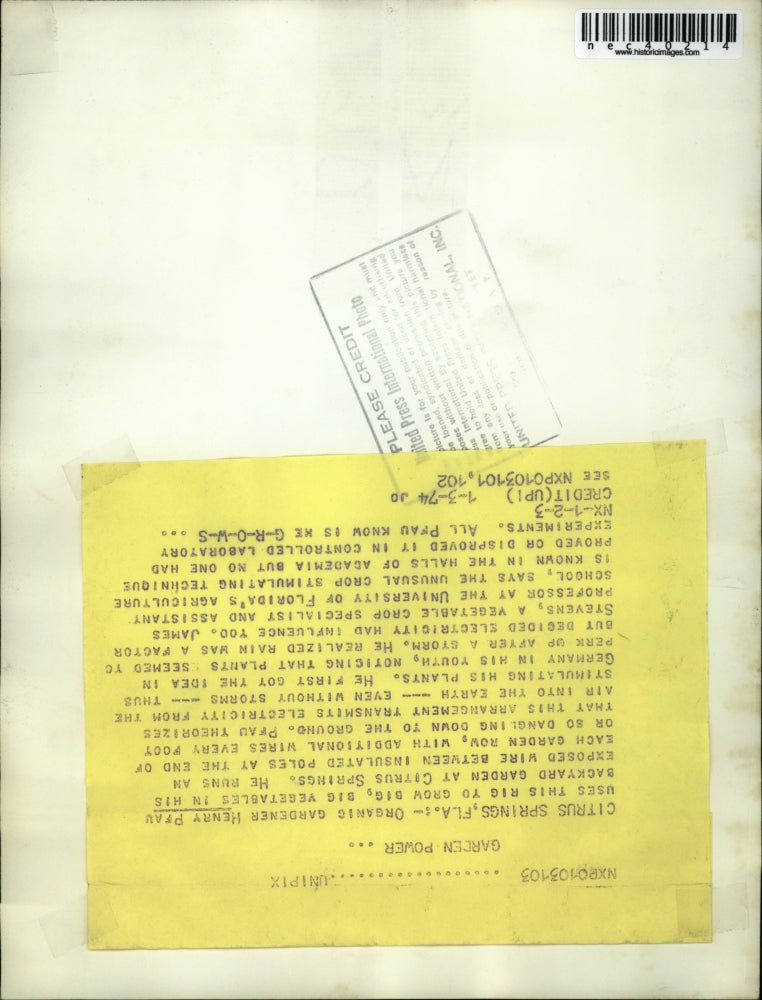 1973 Press Photo Garden Power - nec40214