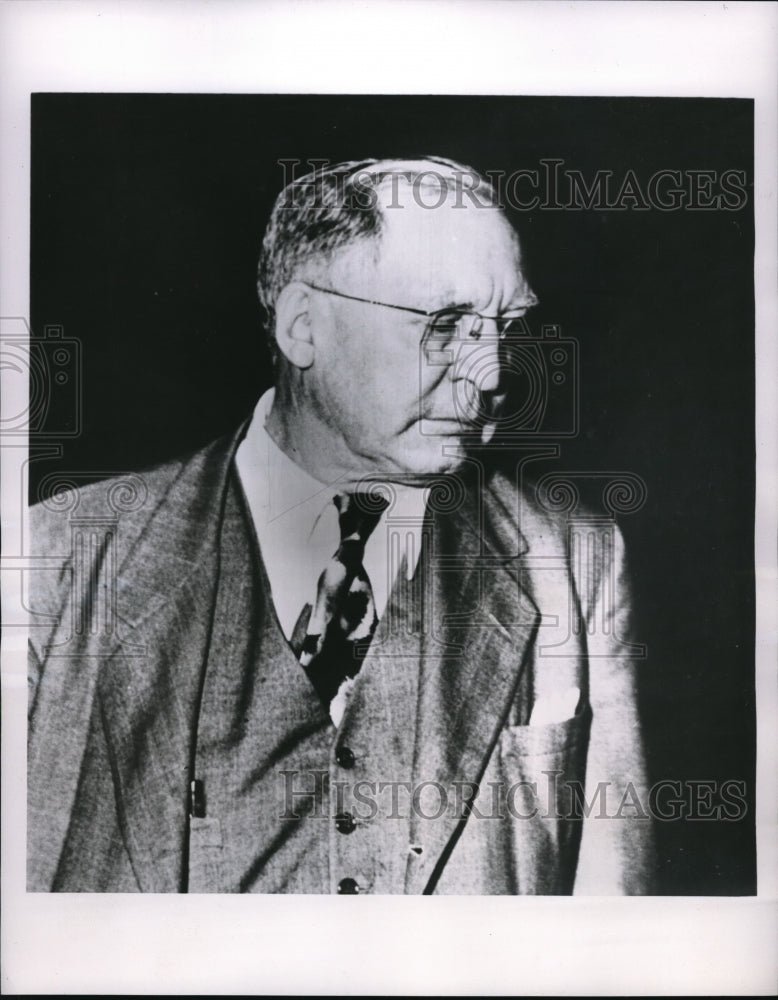 1953 Press Photo Dr Josiah J Moore treasurer of American Medical Association
