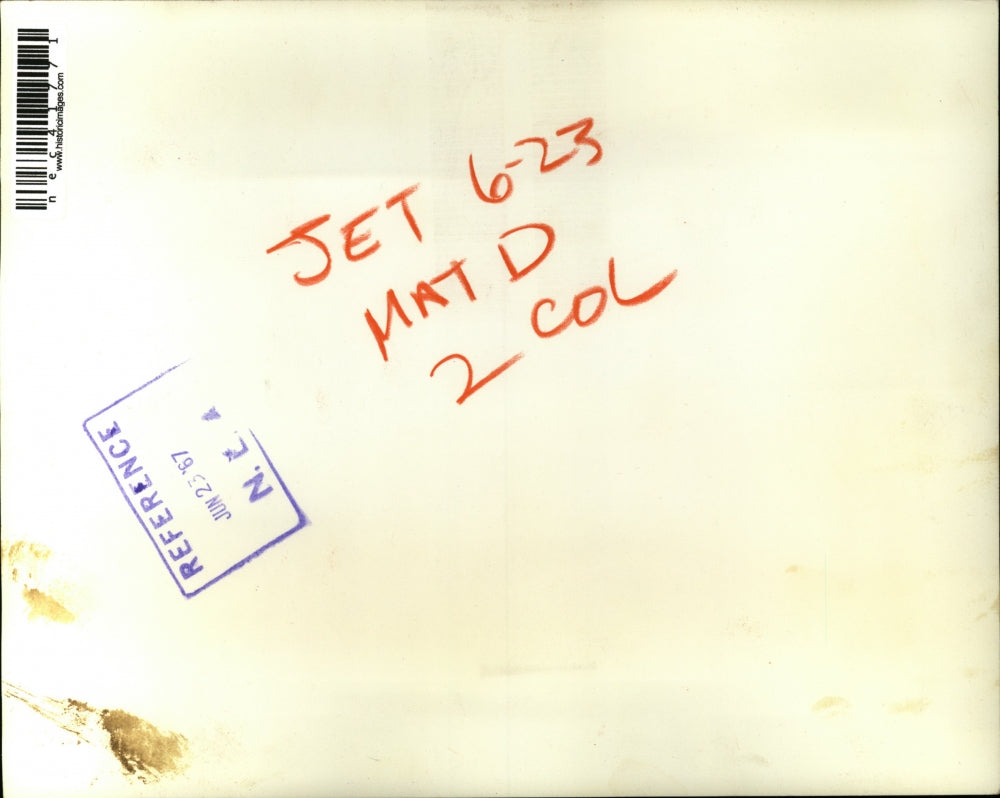 1967 Press Photo Guard in front of campus home of Glassboro State College.