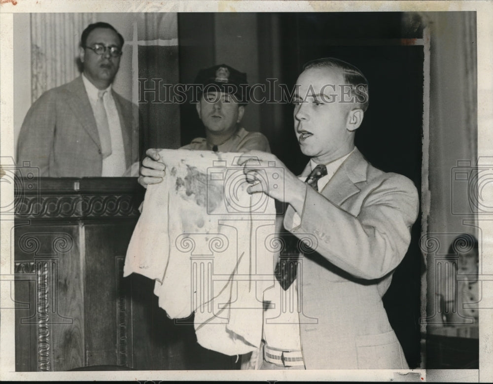 1938 Press Photo Senate Civil Berties committee hearings strike.