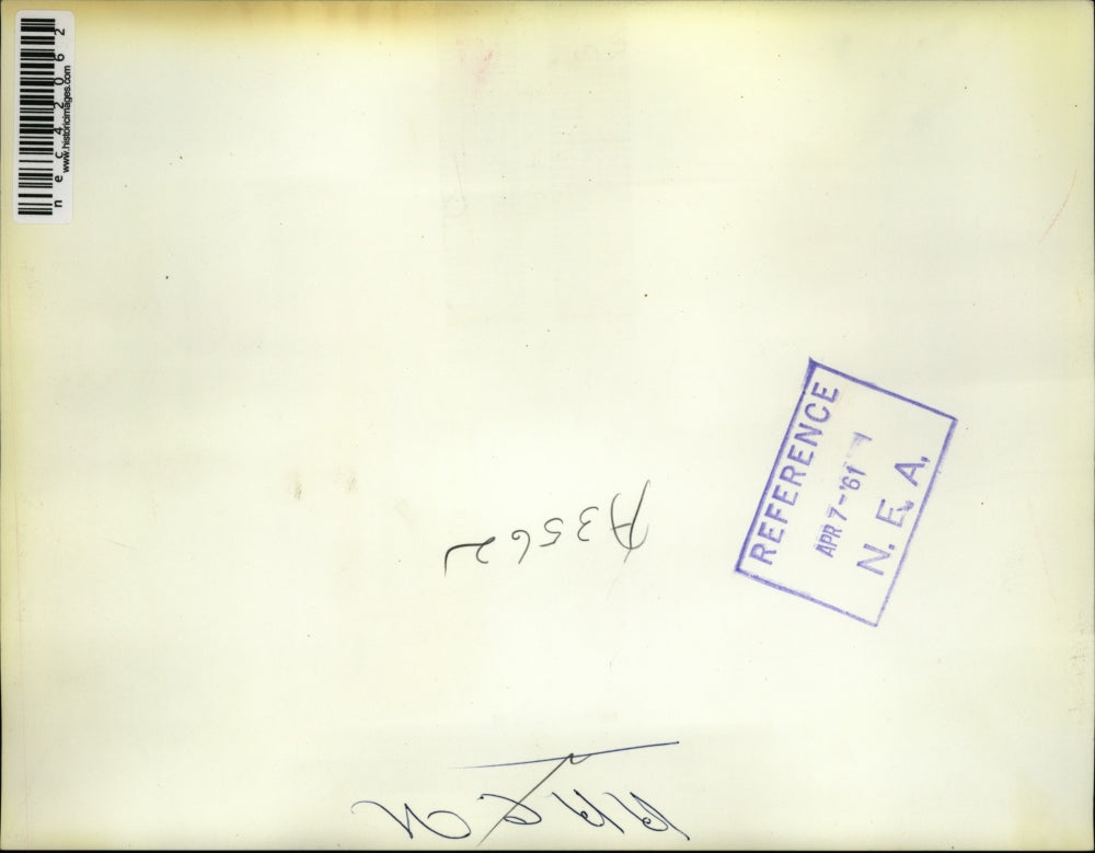 1961 Press Photo Dayton, Ohio train auto accident wreckage