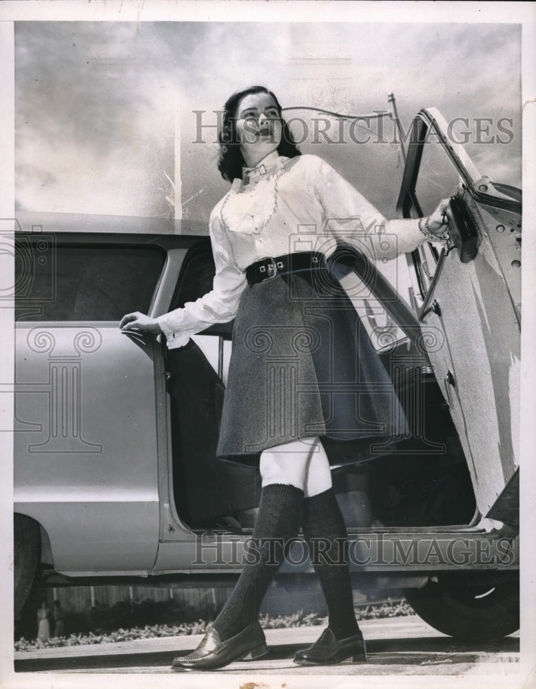 1954 Press Photo Kay Freeman Junior at Mississippi Southern