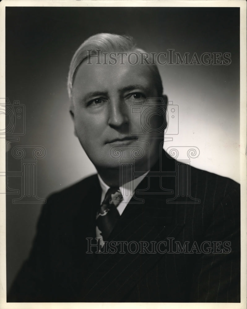 1944 Press Photo John W. Thomas cahirman Firestone Tire & Rbber Co Akron Ohio