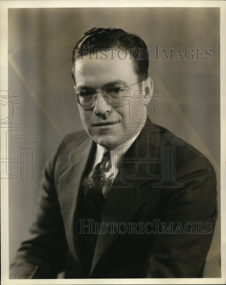 1934 Press Photo Business Executive Chas Readinger