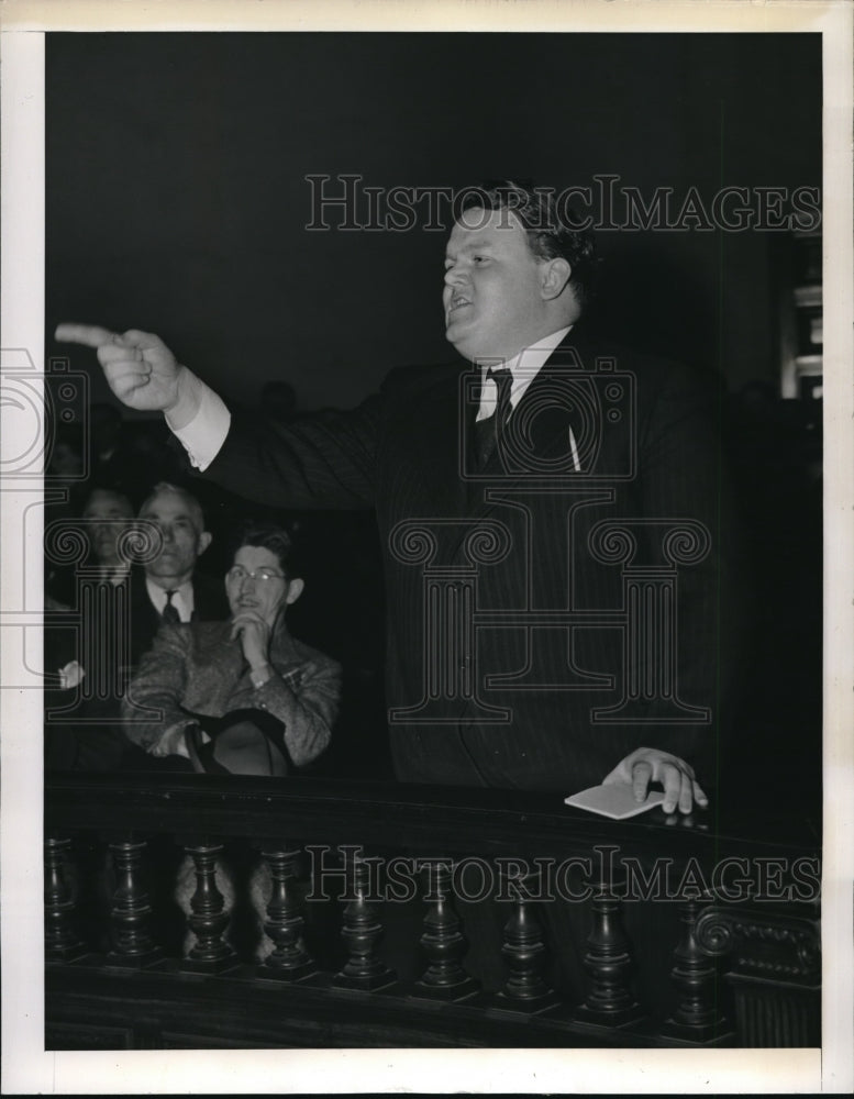 1942 Press Photo T. James Tumulty, President Hudson County Young Republicans