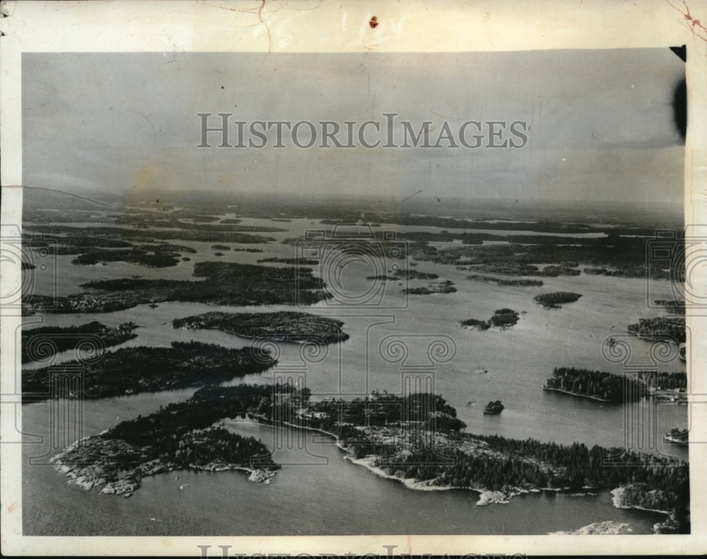 1939 Press Photo Helsinki Finland Water Fjords