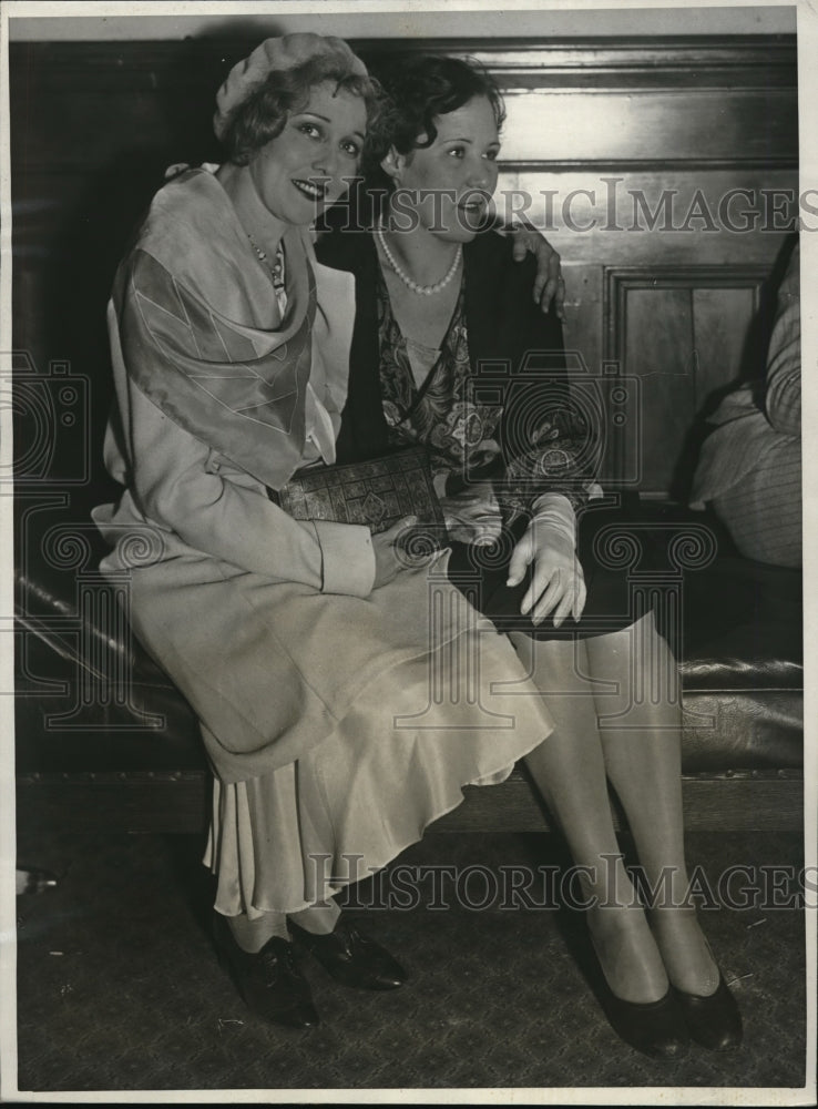 1931 Press Photo Jean Riley, cop Jerry Six, witness at LA, Cal. trial