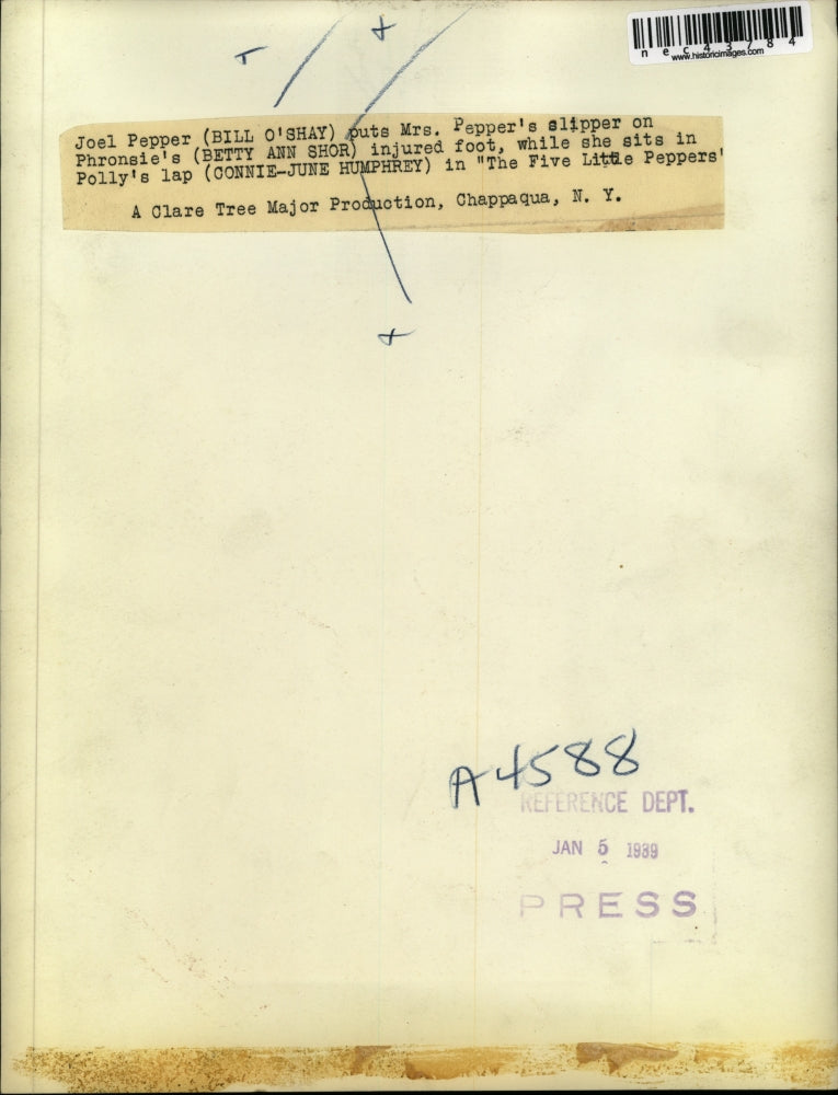 1939 Press Photo Bill O'Shay, Betty Ann Shor, Connie June Humphrey