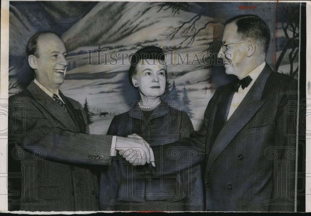 1953 Press Photo Attorney General Herbert Brownell United States Samuel Brownell