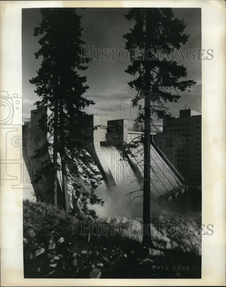 1964 Press Photo Hydro Electric Power station in Finland, Oulu River