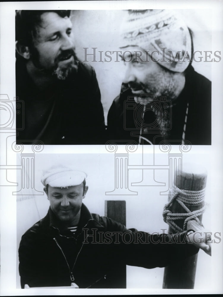 Load image into Gallery viewer, 1970 Press Photo Mountain Climber Carlo Mauri, Santiago Genovese, Yuri Senkevich
