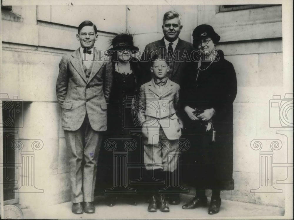 1924 Press Photo Theodore Christenson was helped to be governor by mother in law