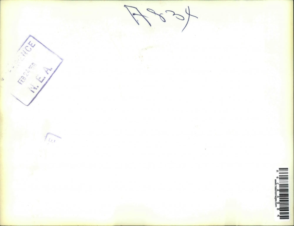 1958 Press Photo Snow plow w/ a sign of What's the USe almost covered in snow