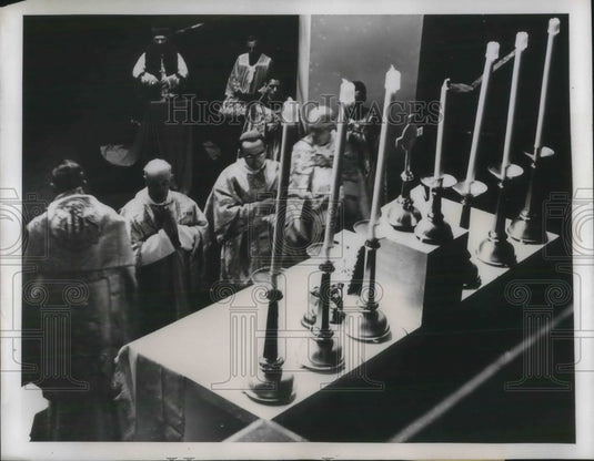 1947 Press Photo Celebration of the Marian Congress at Ottawa Canada.
