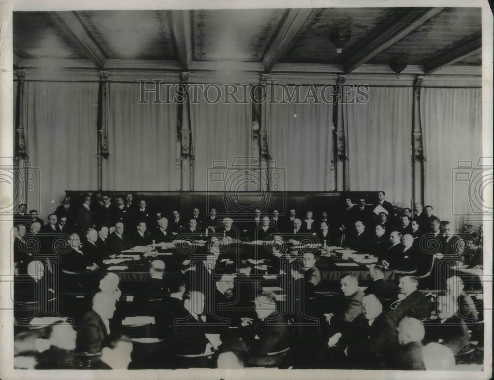 1932 Press Photo Paul Boncour, League of Nations Council, Geneva, Switzerland- Historic Images