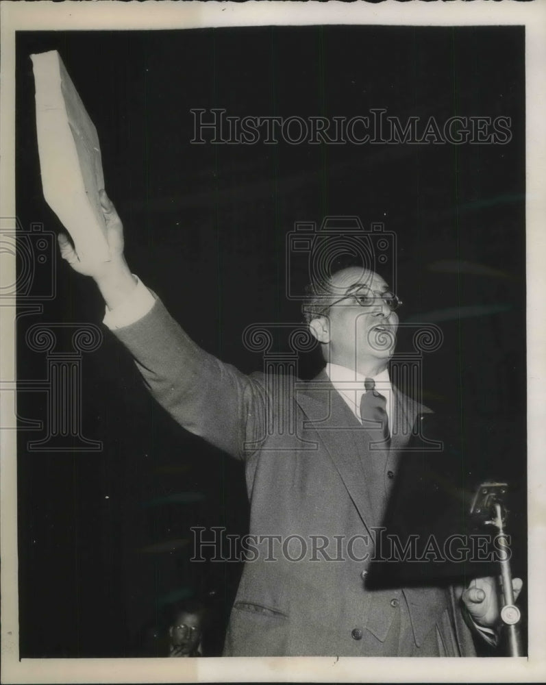 1940 Press Photo Tariff commission members before ways and means committee.