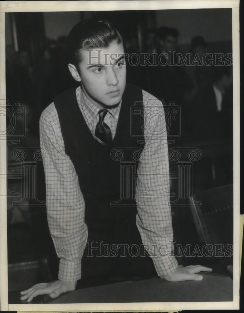 1937 Press Photo Nick Megugorac, convicted murderer fro San Quentin prison